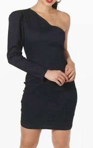 One shoulder mini dress